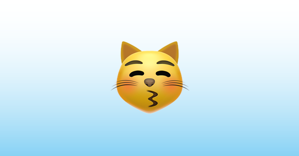 Chat Qui Fait Un Bisou Emoji