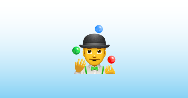 Man Juggling Emoji