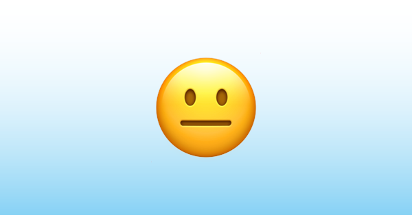 Straight Face Emoji Apple Neutral Face Emoji 📏 Straight Ruler On Apple Ios 145 