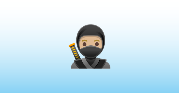 ninja iphone emoji