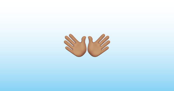 Open Hands Emoji (U+1F450)