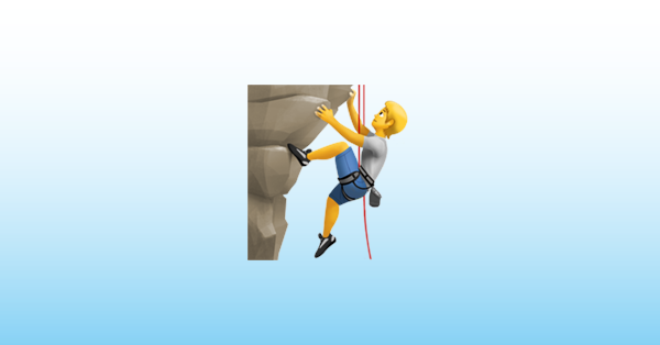 Climber Emoji