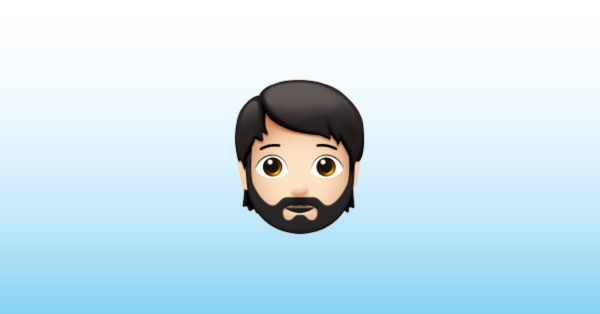 🧔 Persona Con Barba Emoji