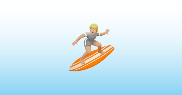 surf board emoji