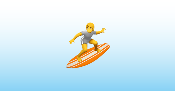 Person Surfing Emoji 🏄.