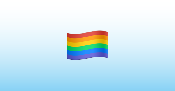 Bandera del arcoíris Emoji 🏳️‍🌈