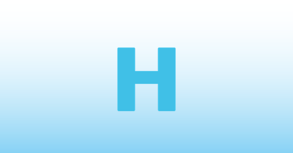 Regional Indicator Symbol Letter H Emoji