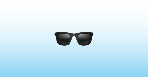 Opstå Fremhævet tuberkulose Solbriller Emoji 🕶️