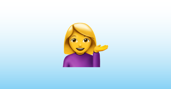 Woman Tipping Hand Emoji