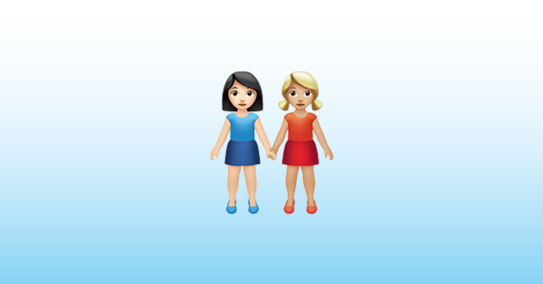 👭🏽 Women Holding Hands: Medium Skin Tone Emoji