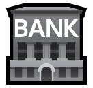 How Bank emoji looks on Softbank.