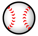 Bagaimana Baseball emoji terlihat di Softbank.