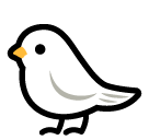 Bagaimana Bird emoji terlihat di Softbank.