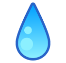 A quoi ressemblent les emoji Goutte d’eau sur Softbank.