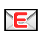 How E-Mail emoji looks on Softbank.