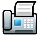 How Fax Machine emoji looks on Softbank.