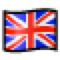 How Flag: United Kingdom emoji looks on Softbank.