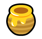 How Honey Pot emoji looks on Softbank.