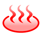 How Hot Springs emoji looks on Softbank.