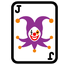 Bagaimana Joker emoji terlihat di Softbank.