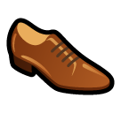 Bagaimana Man’s Shoe emoji terlihat di Softbank.