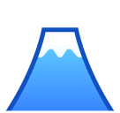 How Mount Fuji emoji looks on Softbank.