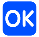 How OK Button emoji looks on Softbank.