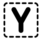 How Regional Indicator Symbol Letter Y emoji looks on Softbank.