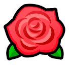 A quoi ressemblent les emoji Rose sur Softbank.