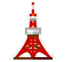 How Tokyo Tower emoji looks on Softbank.