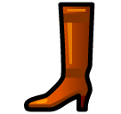 How Woman’s Boot emoji looks on Softbank.