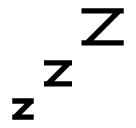 How Zzz emoji looks on Softbank.