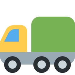 How Articulated Lorry emoji looks on Twitter.