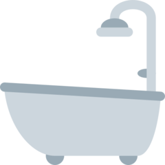 How Bathtub emoji looks on Twitter.