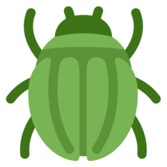 How Beetle emoji looks on Twitter.