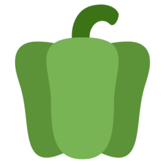 How Bell Pepper emoji looks on Twitter.