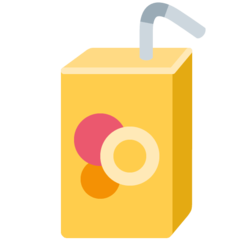 A quoi ressemblent les emoji Briquette de jus sur Twitter.