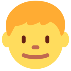 Bagaimana Anak laki-laki emoji terlihat di Twitter.