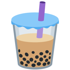 How Bubble Tea emoji looks on Twitter.