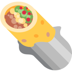 How Burrito emoji looks on Twitter.