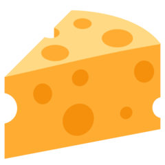 How Cheese Wedge emoji looks on Twitter.