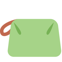 How Clutch Bag emoji looks on Twitter.