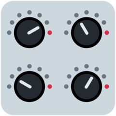 How Control Knobs emoji looks on Twitter.