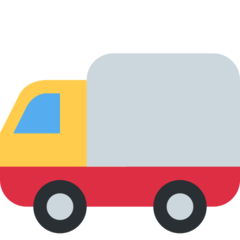 How Delivery Truck emoji looks on Twitter.