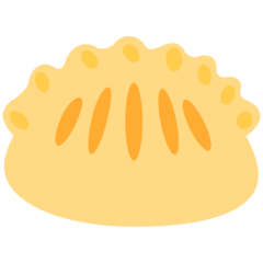 How Dumpling emoji looks on Twitter.