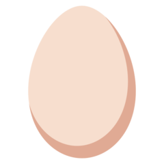 How Egg emoji looks on Twitter.