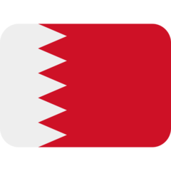 Wie Flagge: Bahrain Emoji auf Twitter aussieht.