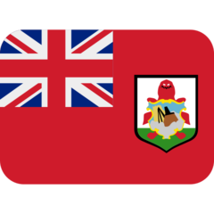 How Flag: Bermuda emoji looks on Twitter.