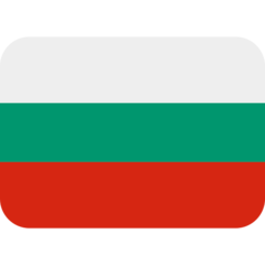 How Flag: Bulgaria emoji looks on Twitter.