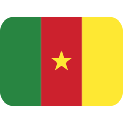 Como o emoji do Bandeira: Camarões é exibido no Twitter.
